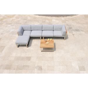Zebra Belvedere 4-Sitzersofa Edelstahl/Olefin