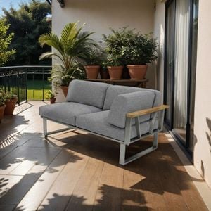 Zebra Belvedere Endmodul Edelstahl/Olefin