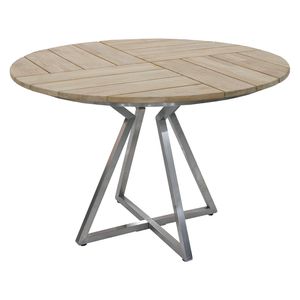 Zebra Triangel Gartentisch Ø110x75cm