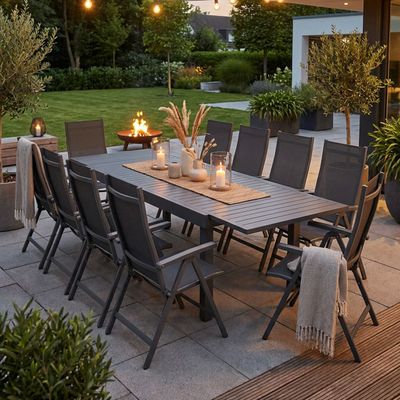 Gartenmöbel Set für 10 Personen ▻ hier stöbern