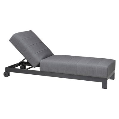 OUTLIV. Atlanta Doppelliege Aluminium/Olefin Anthrazit/Grau Garten