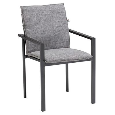 Kettler Ocean Skid Beistelltisch Aluminium/Teak Anthrazit/Teak Garten