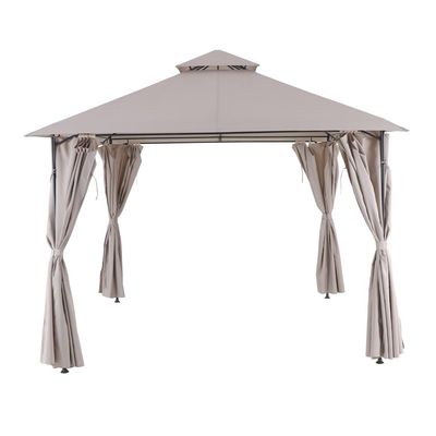 LECO 4erSet Seitenteile für Pavillon SAHARA 3x3m Natur Gartenund