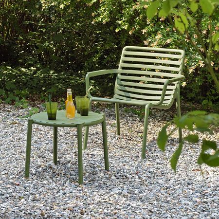 Nardi Doga Beistelltisch Garten Ø49,5cm Kunststoff Agave Gartenund