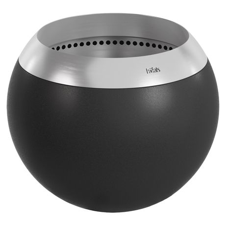 höfats MOON 45 Feuerkorb Silber/Schwarz GartenundFreizeit.de