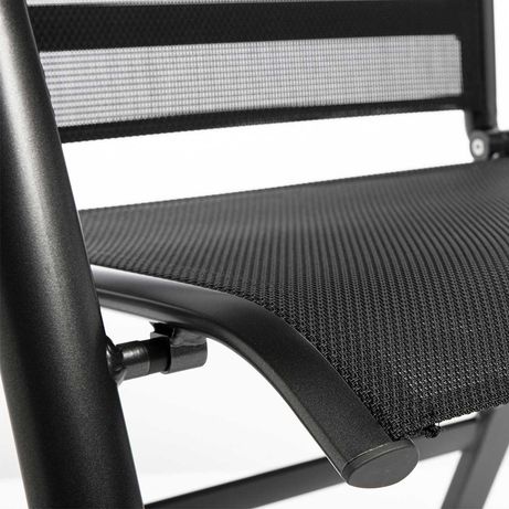 Kettler Legato Curve Klappsessel Aluminium/Textilene Anthrazit Garten