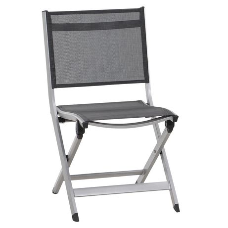 Siena Garden Tesoro Klappstuhl Aluminium/Ranotex®Gewebe Silber/Grau