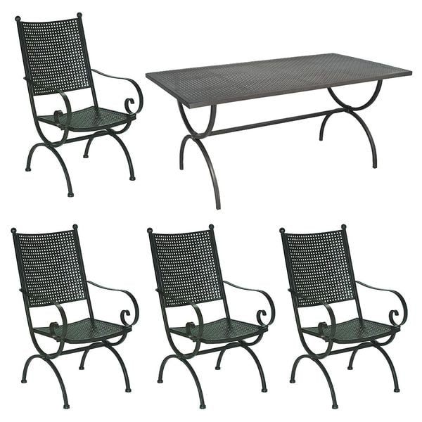 MBM Romeo Elegance Gartenmöbel-Set M (4 Plätze) Tisch 160x90cm