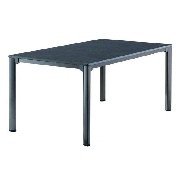 Sieger Gartentisch 165x95cm Aluminium/Vivodur Dunkelgrau 3780-55