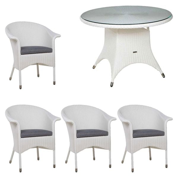 Zebra Hastings Gartenmöbel-Set M (4 Plätze) Tisch Ø110cm