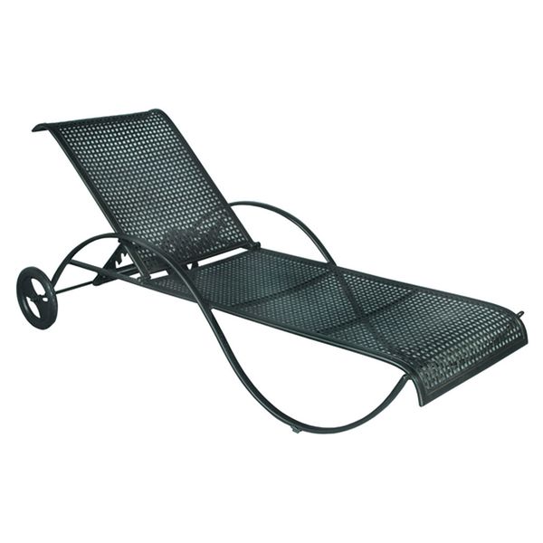 MBM Romeo Gartenliege Schmiedeeisen Braun 65.00.0108
