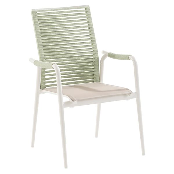 Niehoff Silla Stapelsessel Aluminium/Textilene/Rope