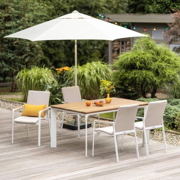 Kettler Diamond Gartenmöbel-Set M (4 Plätze) Tisch 160x95cm