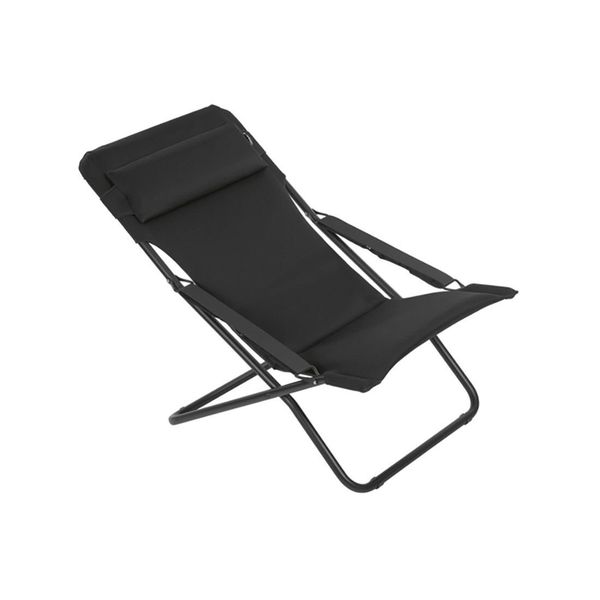 Lafuma Transabed Liegestuhl Stahl/AirComfort Schwarz LFM2853.6135
