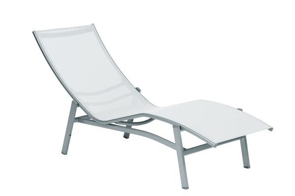 Karasek Caribic Gartenliege Aluminium/Textilene Weiß 11300965