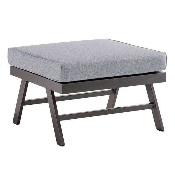 Sieger Auckland Loungehocker Aluminium/Sunproof