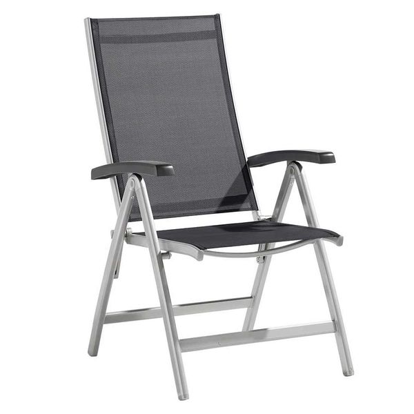 Sieger Bodega Klappsessel Aluminium/Textilene Dunkelgrau 945/A-G