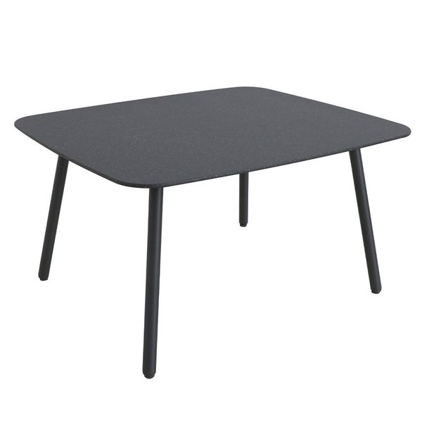 MWH Delicio Kaffeetisch hoch Aluminium/Creatop Basic Dunkelgrau 957708