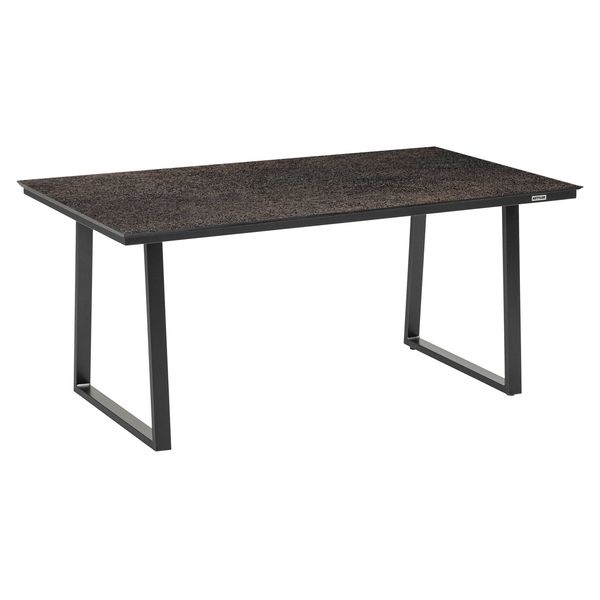 Kettler Skate Low Dining Gartentisch 160x95cm Aluminium/Hpl