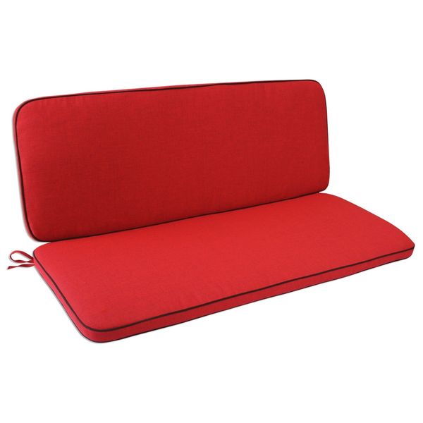 OUTLIV. Romeo 2-Sitzer Bankauflage 109x38/42x5cm Olefin Rot P231074-2094HSF