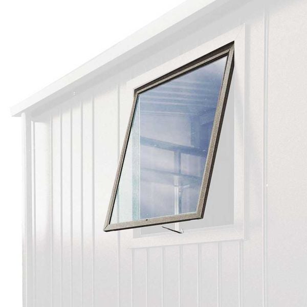 Biohort Europa Fenster 73,3x5x176 cm Quarzgrau Metallic
