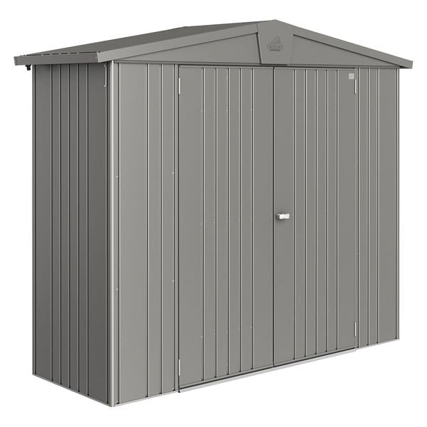 Biohort Europa Gerätehaus 2A 244x84x203 cm Quarzgrau Metallic
