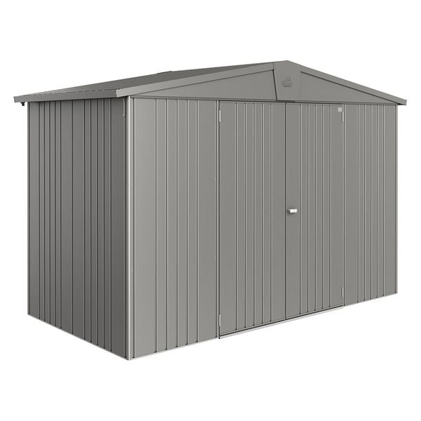Biohort Europa Gerätehaus 4A 316x156x209 cm Quarzgrau Metallic