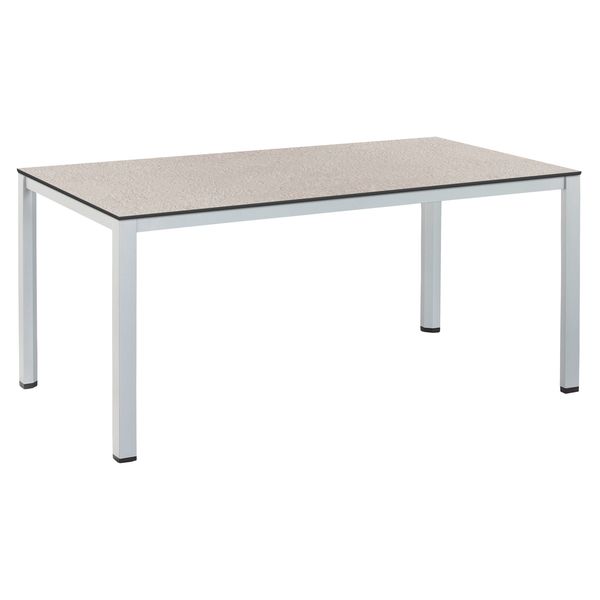 Kettler Cubic Gartentisch 180x95cm Aluminium/HPL Sand|Hellgrau SET-200677703