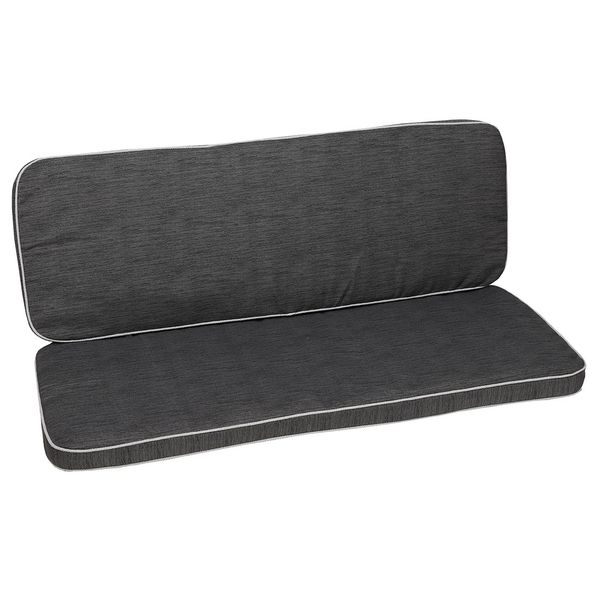 OUTLIV. Romeo 2-Sitzer Bankauflage 109x38/42x4 cm Dunkelgrau 34802-165