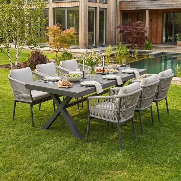 Outliv. Alicante Gartenmöbel-Set L (6 Plätze) Tisch 220x100cm