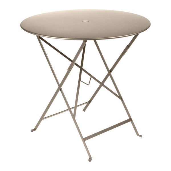 Fermob Bistro Balkontisch Ø77cm Stahl Braun 0233-14