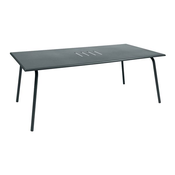 Fermob Monceau Gartentisch 146x80cm Stahl Dunkelgrau 4831-26