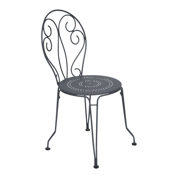 Fermob Montmartre Stapelstuhl Stahl Dunkelgrau 4601-47