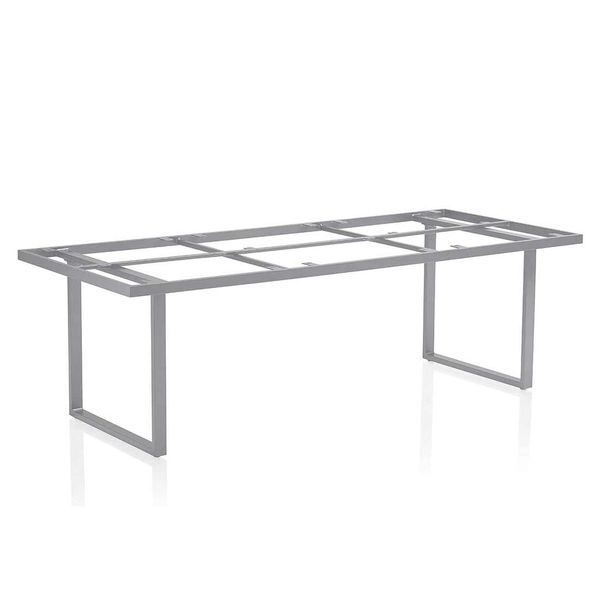 Kettler Skate Gartentisch-Gestell 220x95cm Aluminium Hellgrau 0307225-0000