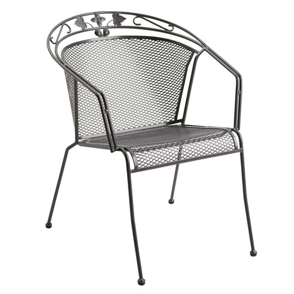 Royal Garden Elegance Stapelsessel Metall Dunkelgrau 154017