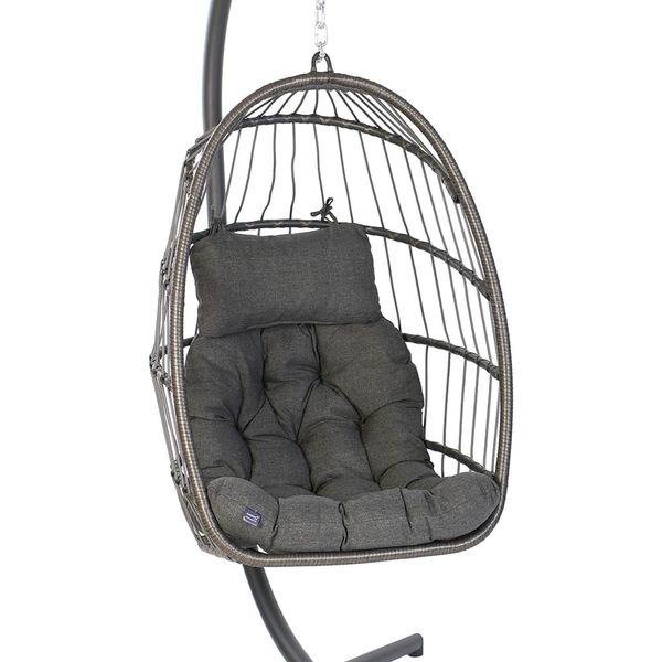 Sungörl Lana Hängesessel faltbar Stahl/Polyester Dunkelgrau 93 cm