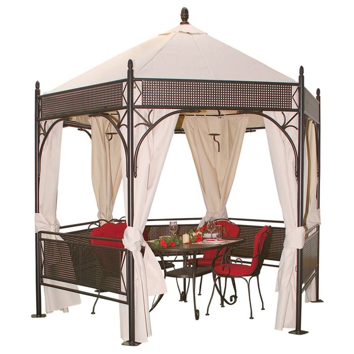 MBM Romeo VorhangSet für Pavillon Romeo Romantik Natur Garten und