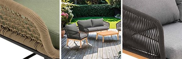 Detailbilder aus der OUTLIV. Gartenmöbel-Kollektion Rope