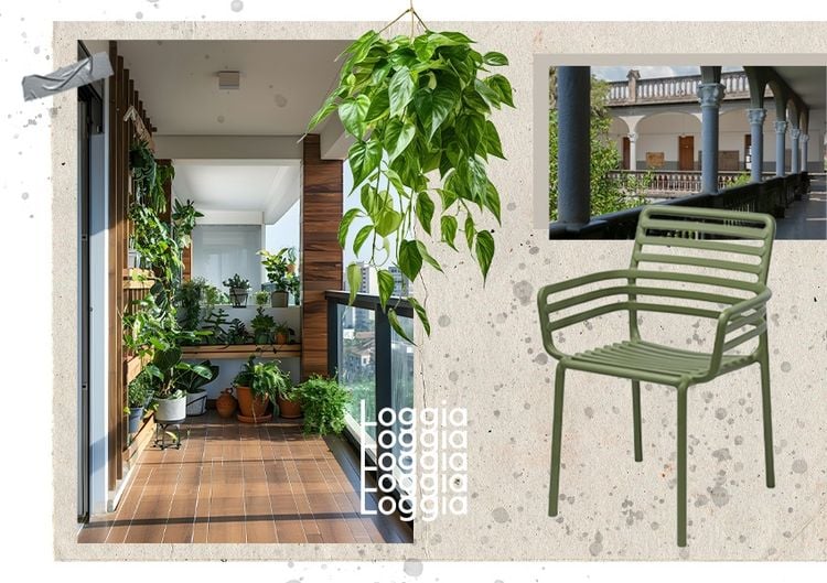 Moodboard Gestaltung Loggia
