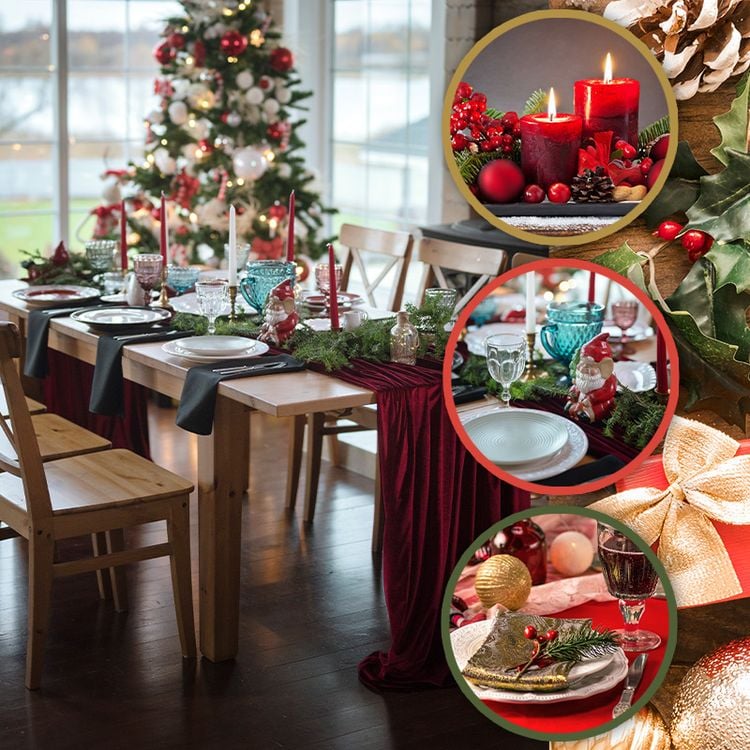 Weihnachtstafel – Traditioneller Stil