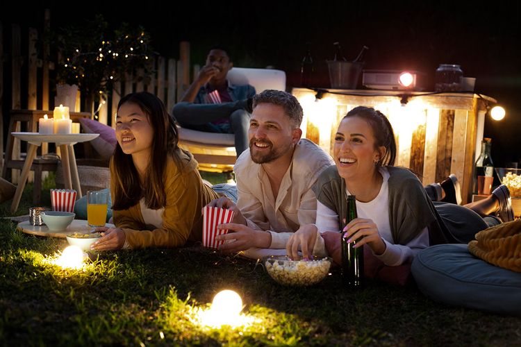 Ein Kino im Garten für Filmfans