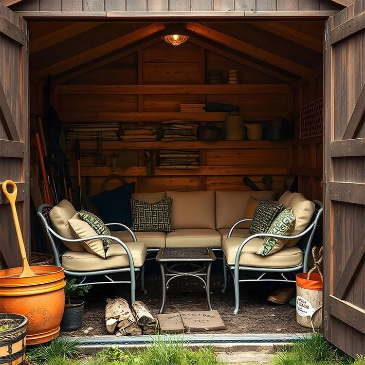 Gartenmöbel Sets aus Aluminium einlagern