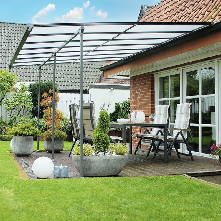 Terrassenüberdachung Kunststoff