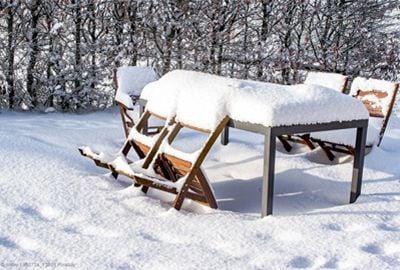 Gartenmöbel einwintern