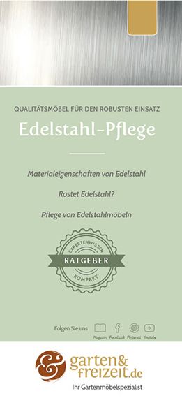 Edelstahlpflege – Expertenflyer von Garten&Freizeit