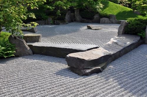 Japanischer Garten Steingarten