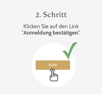 2. Schritt: Klicken Sie auf den Link Anmeldung bestätigen