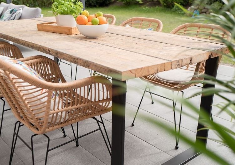 Gartenmöbel recycelt Teak