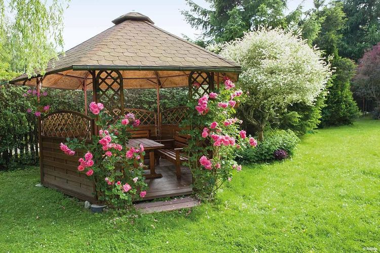 Die Laube romantisches Flair für Ihren Garten