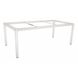 Stern Gartentisch 200x100cm Aluminium/Teak Weiß/Natur